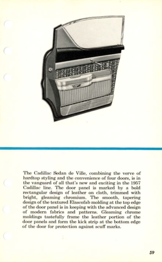 1957 Cadillac Salesmans Data Book Page 95
